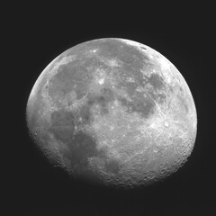 Fototapeta premium Waning Gibbous Moon at 94.5% Illumination