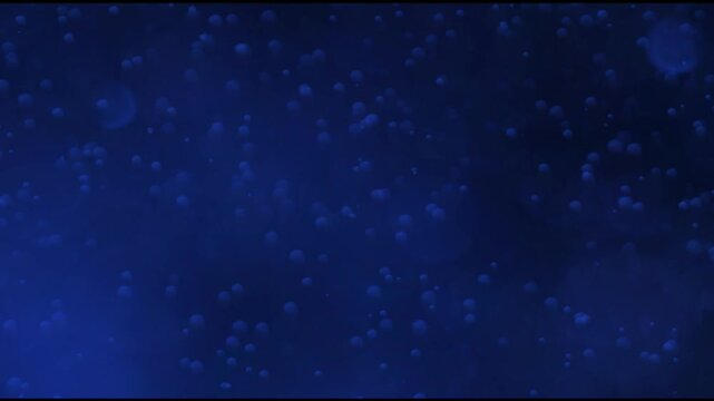 blue blurry background with bubbles
