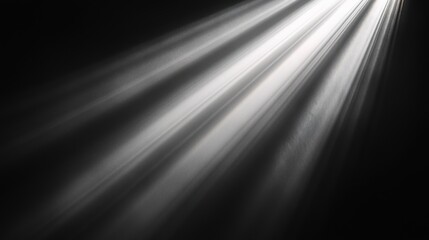 Sun rays isolated on black background for design overlay 