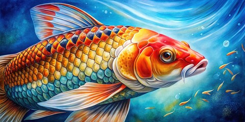 Capturing the vibrant colors and sinuous movements