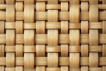 Woven bamboo mat board with a continuous seamless texture pattern