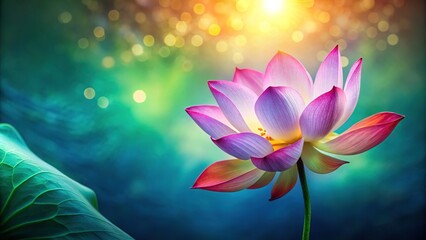 Inspire and engage your audience with a stunning lotus flower banner.