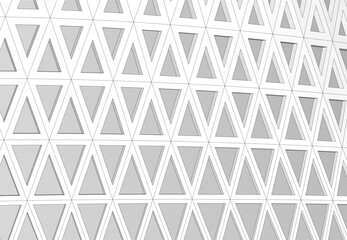 Abstract futuristic architecture vector 3d illustration