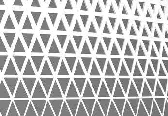 Abstract futuristic architecture vector 3d illustration