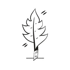 Elegant natural birch tree silhouette vector art for nature-themed designs, eco-friendly projects, and environmental branding. Perfect for digital or printable decor.