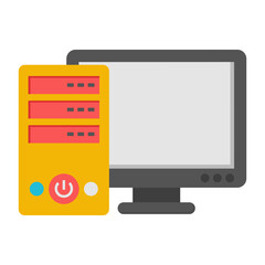 Premium download icon of computer 

