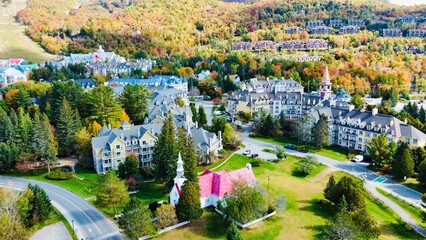 Fall in Mount Tremblant Resort Village