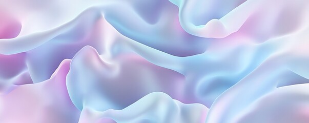 Obraz premium A stunning abstract background featuring soft waves of pastel colors, creating a dreamy and serene atmosphere.