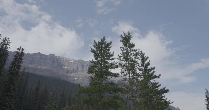 clouds over the mountains