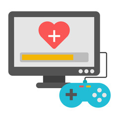 A unique design icon of health points 

