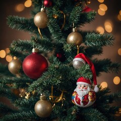 Fototapeta premium Joyful ornaments create happiness