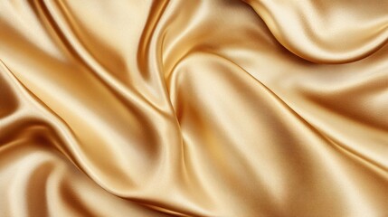 Golden Silk Fabric Texture