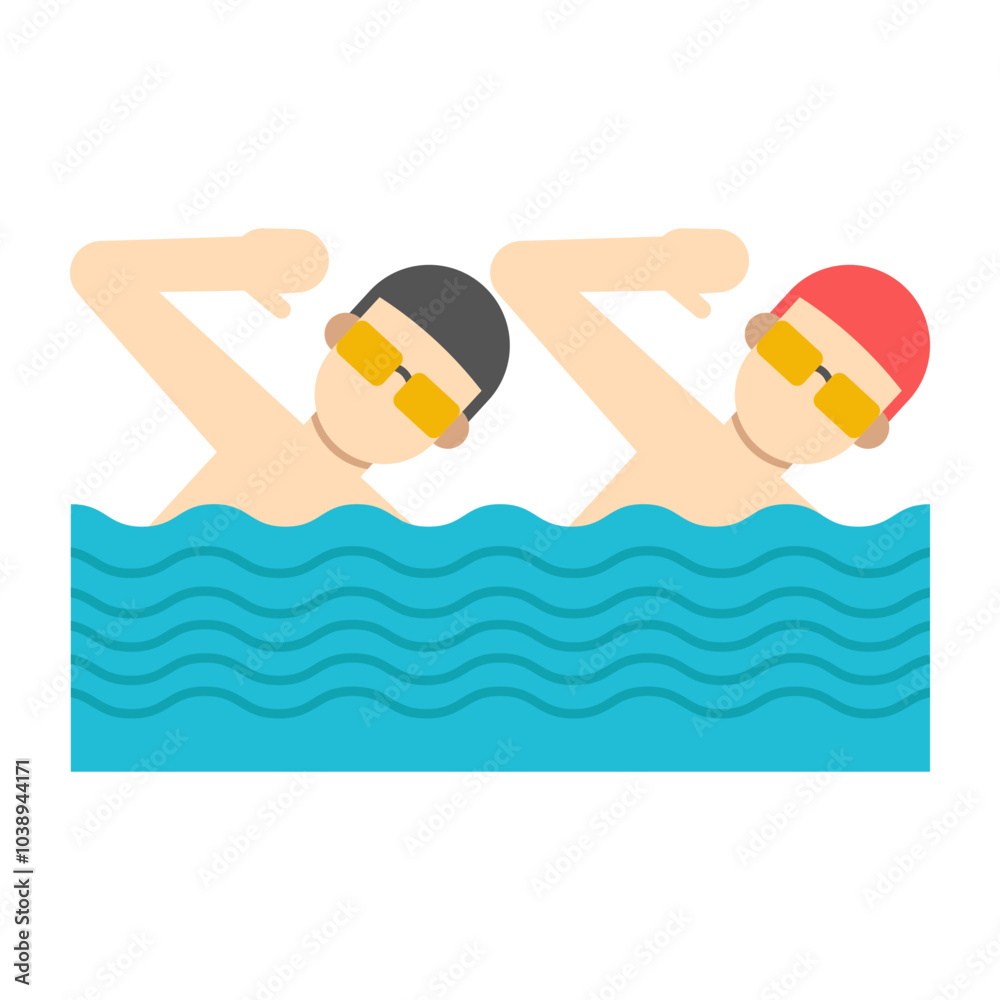 Sticker Premium download icon of swimming

