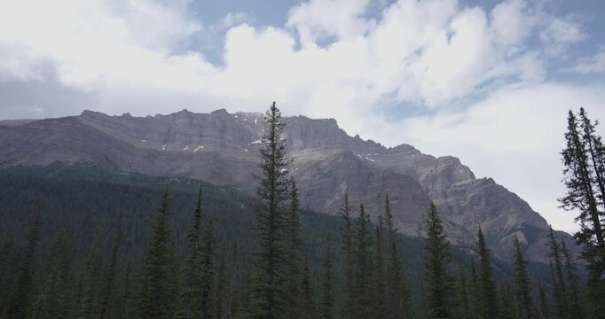 clouds over the mountains