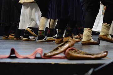 colorful folk costume and dance