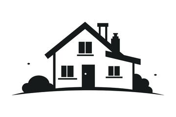 A basic house icon with a simple, clean design