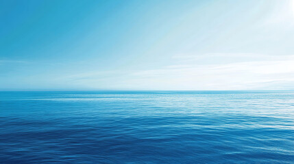 Obraz premium Imagine a tranquil landscape immersed in shades of blue, each hue evoking a sense of calm and depth. 