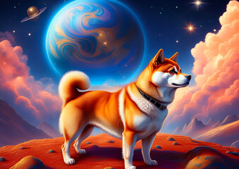 Shiba Inu su Marte