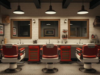 Fototapeta premium Barber shop