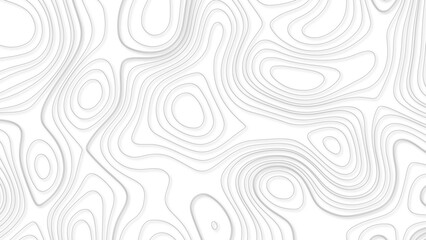 Topographic map background geographic line map with seamless ornament design. 