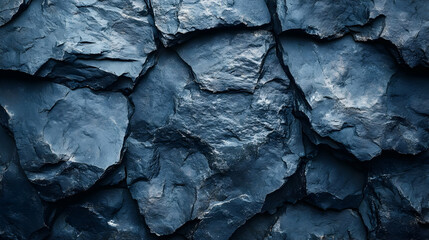 Dark Blue Stone Texture - Abstract Background
