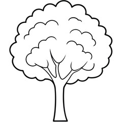 Beautiful natural tree silhouette vector artwork perfect for nature-themed designs, environmental branding, and eco-friendly projects. Ideal for decor, branding, and prints.