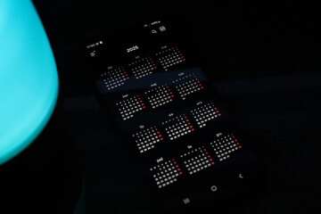 Calendar smartphone