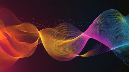 Abstract Waves of Color