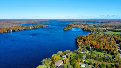 Fall adventure to Mississippi Lake at Carleton Place, Ontario, Canada