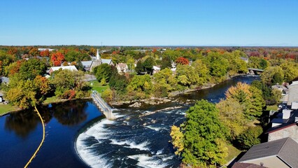 Fall adventure to Mississippi Lake at Carleton Place, Ontario, Canada