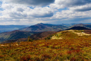 A walk in the Bieszczady National Park - Poland.
