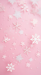 Pink christmas background