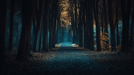 Mysterious Forest Path