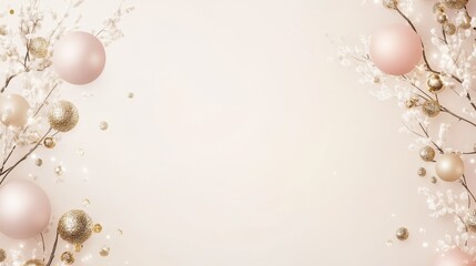 Delicate Elegance: Soft Pastel Holiday Decor