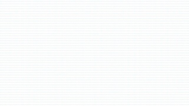 Striped pattern motion background with blue dots lines geometric pattern loop animated white background