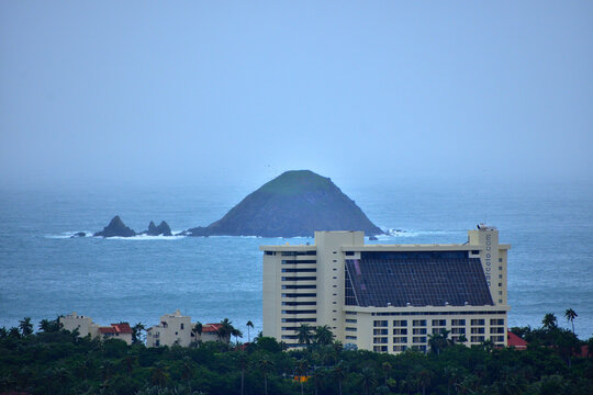 Vista de Ixtapa Guerrero desde mirador.
