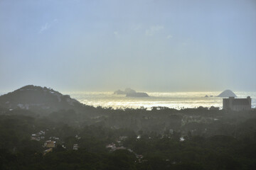 Vista de Ixtapa Guerrero desde mirador.