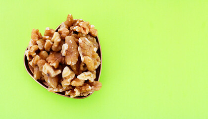 Heart shaped container with tasty nuts