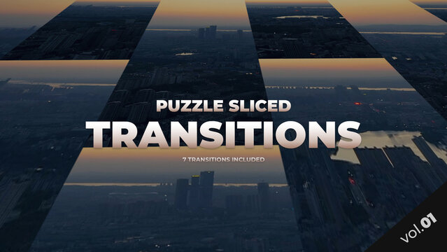 Puzzle Sliced Transitions / vol.01