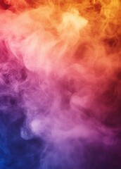 Colorful background, gradient, blurry effect, colorful smoke clouds, colorful clouds, blurred background