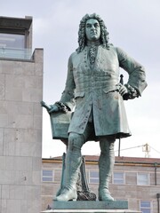 Naklejka premium Händel-Denkmal in Halle an der Saale
