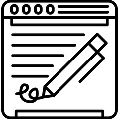Digital Signature Icon