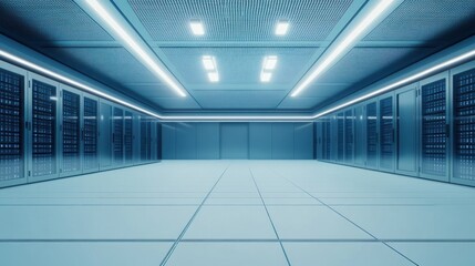 Obraz premium Server Room Interior