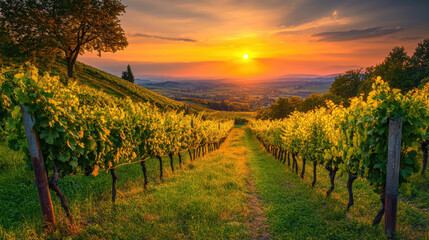 Naklejka premium landscape and a beautiful view of the world