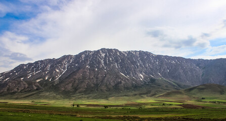 landscape with clouds