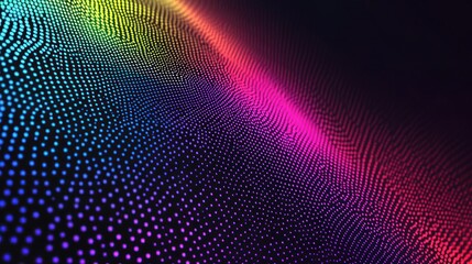 Obraz premium Abstract Rainbow Dots Background