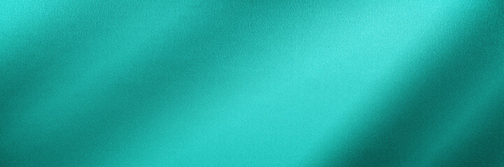 Light teal jade sea turquoise agua mint blue green abstract background. Silk satin fabric. Glitter shimmer. Color gradient. Line stripe wave. Drapery curtain. Elegant subtle. Blank design. Wide banner