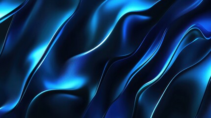 Obraz premium Abstract Blue Waves