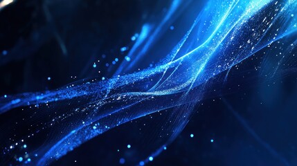 Obraz premium Abstract Blue Wave