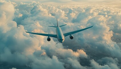 Obraz premium airplane in the sky